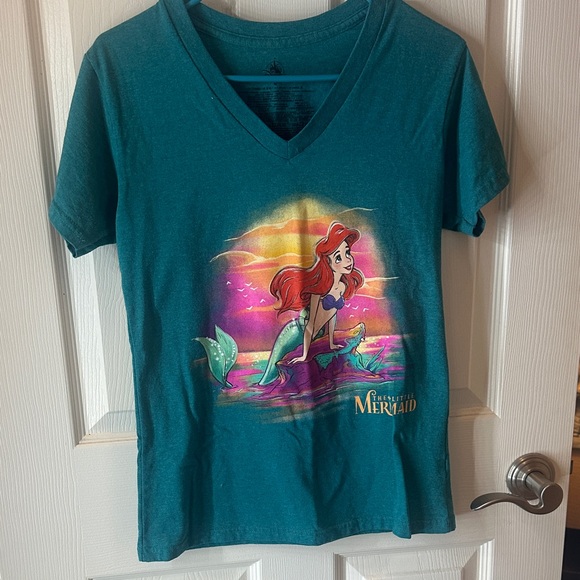 Disney Ariel Teal Kids Tee - Picture 1 of 3
